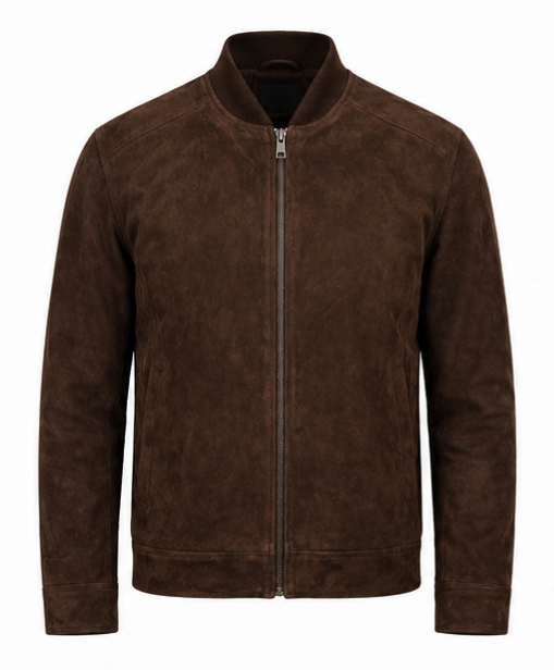 Suede Bomber Jacket ask