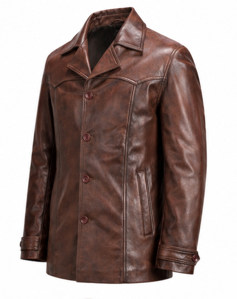Vintage Leather Coat