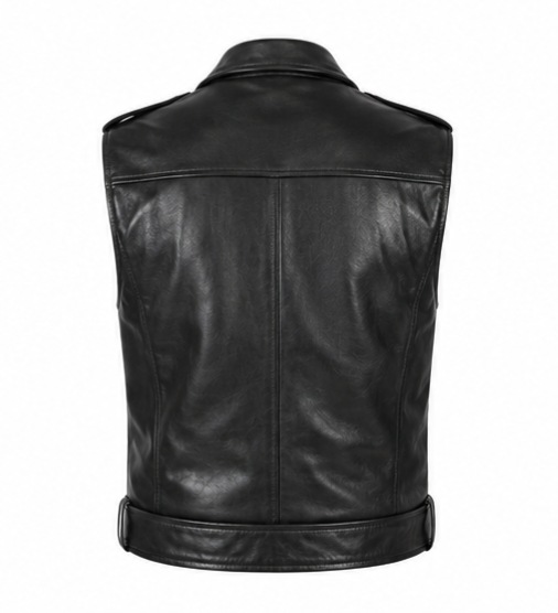Biker Leather Vest