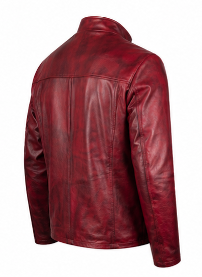 Distressed Leather Jacket ASK