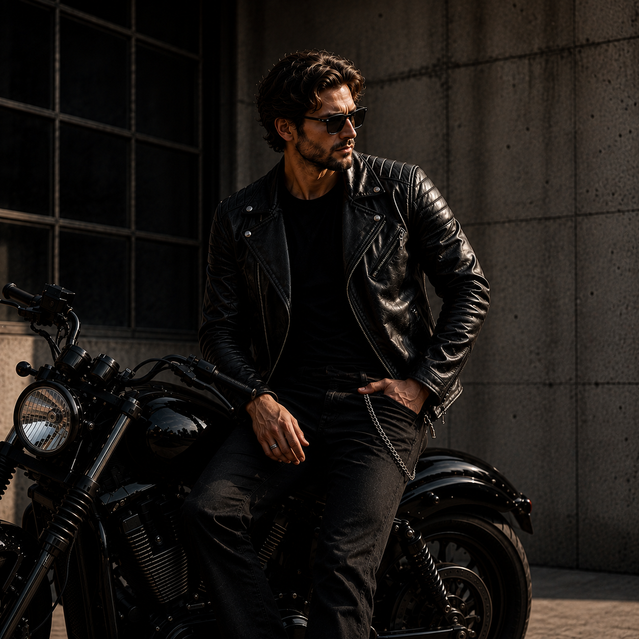 Biker Leather Jacket