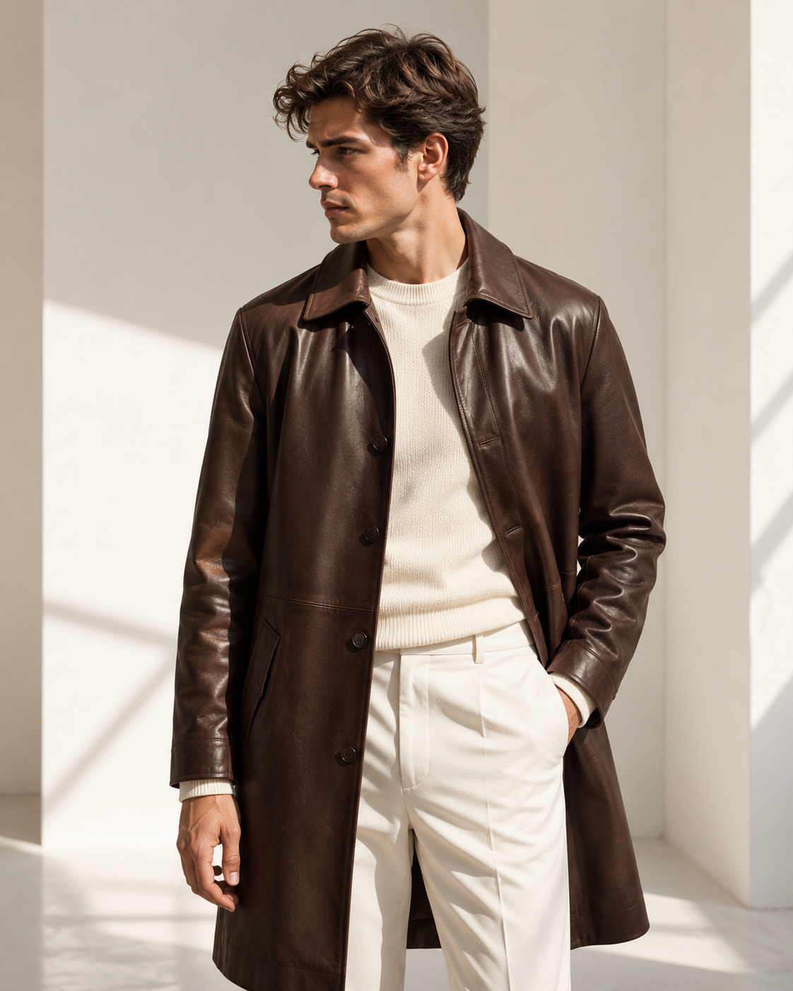 Leather Coat