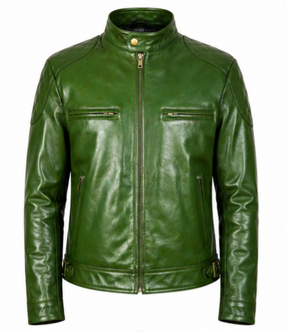 Distressed Leather Jacket