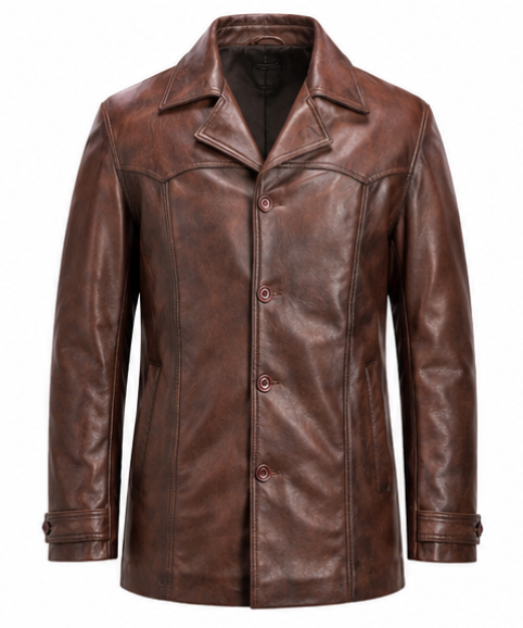 Vintage Leather Coat