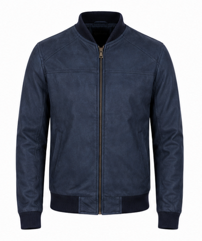 Suede Bomber Jacket