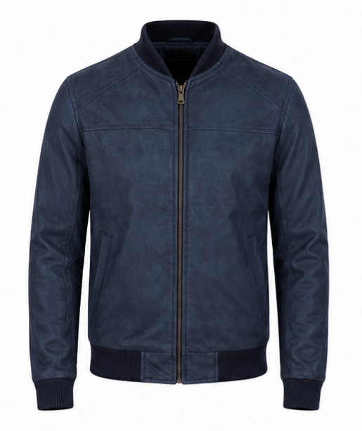 Suede Bomber Jacket