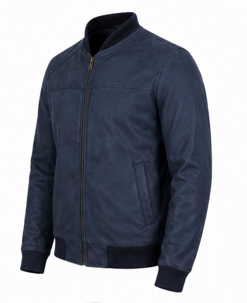 Suede Bomber Jacket