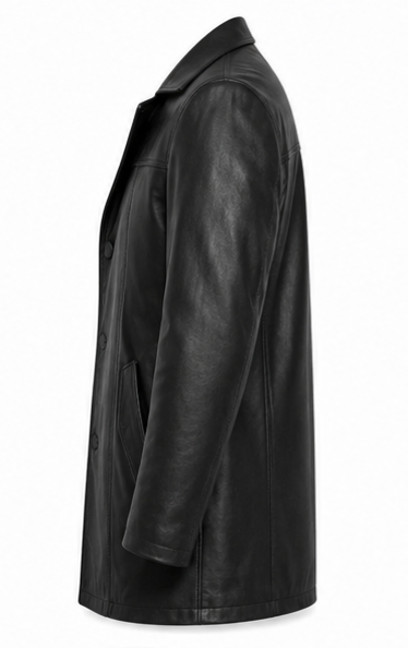 Black Leather Coat