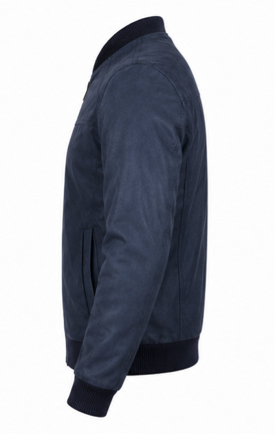 Suede Bomber Jacket