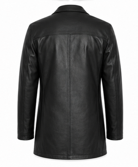 Black Leather Coat