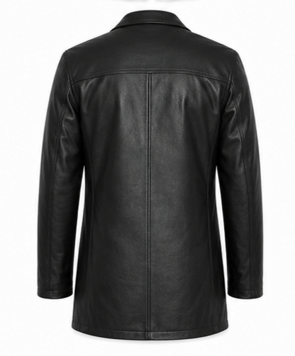 Black Leather Coat