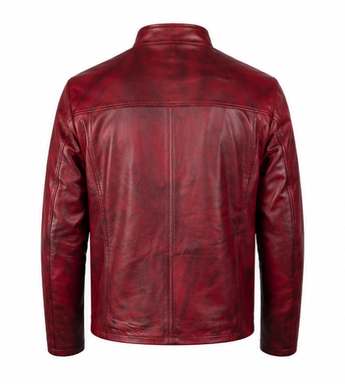 Distressed Leather Jacket  ASK