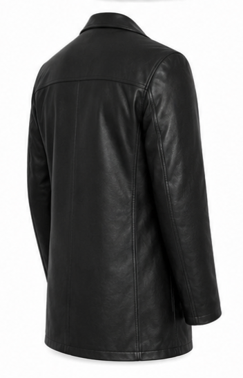 Black Leather Coat