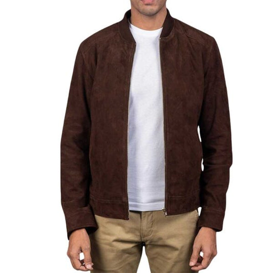 Suede Bomber Jacket ask