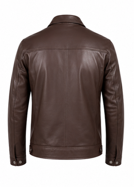 Leather Collar Jacket