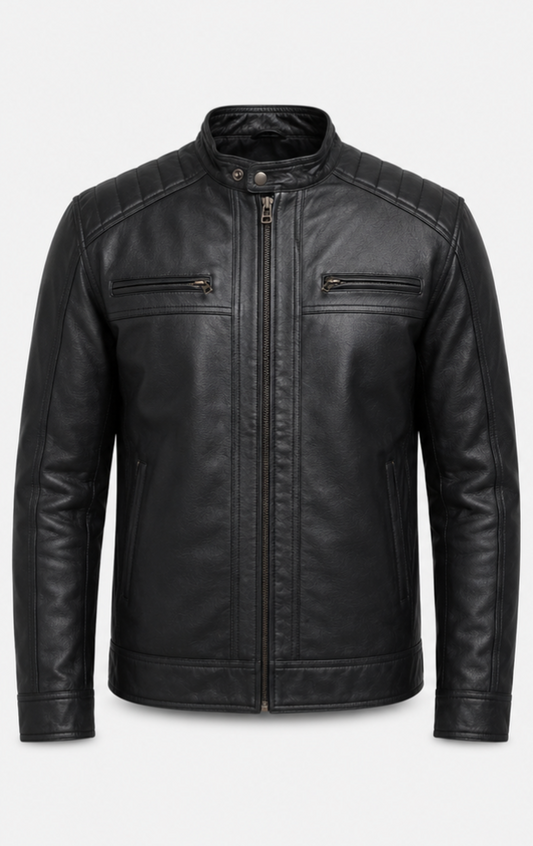 BIKER LEATHER JACKET