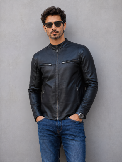 Iconic Leather Jacket - Black