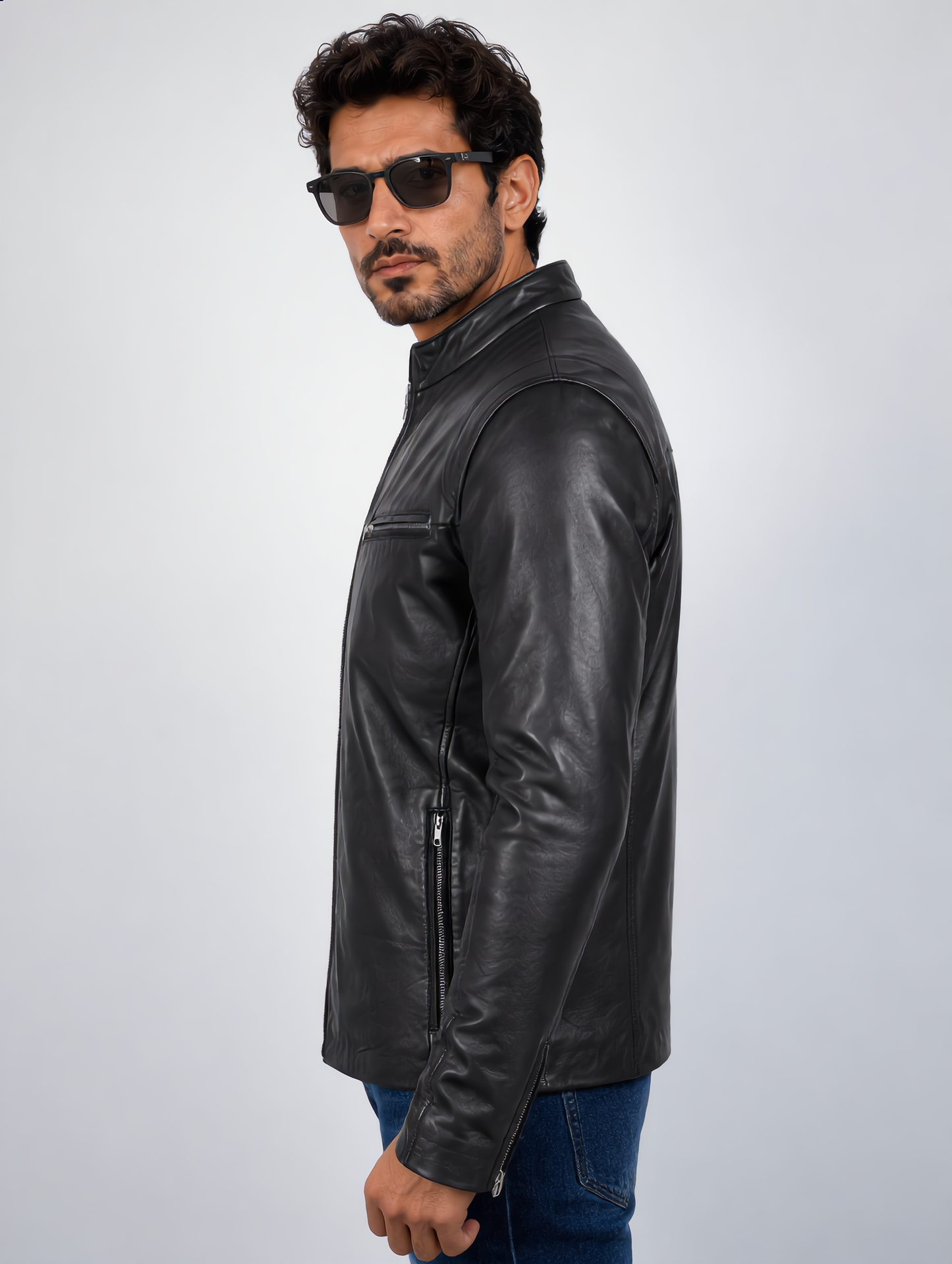 Iconic Leather Jacket - Black