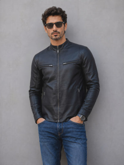 Iconic Leather Jacket - Black