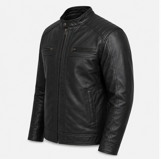 BIKER LEATHER JACKET